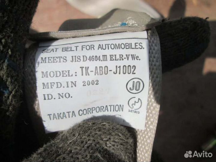 Ремень безопасности задний Honda Odyssey RA6 F23A