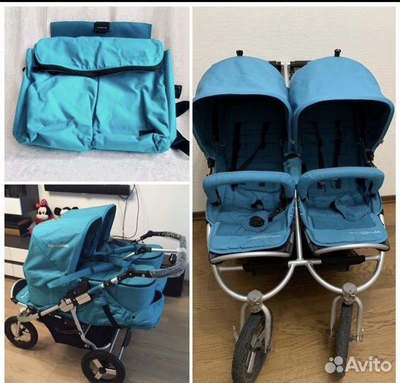 Коляска для двойни, погодок bumbleride indie twin