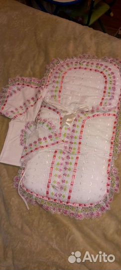 Конверт+чепчик, уголок, простынка