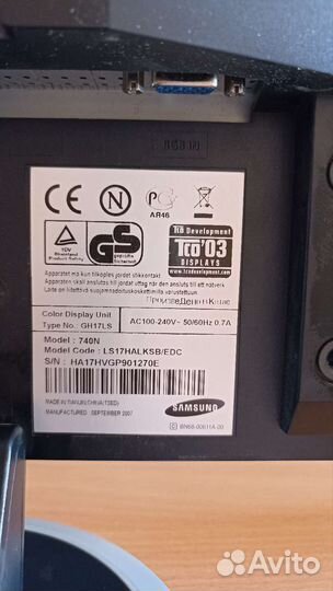 Монитор Samsung 17