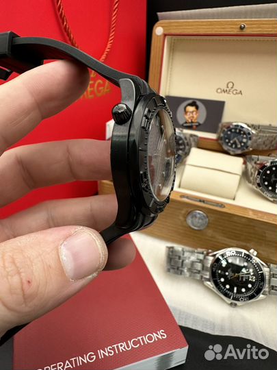 Часы Omega seamaster черные
