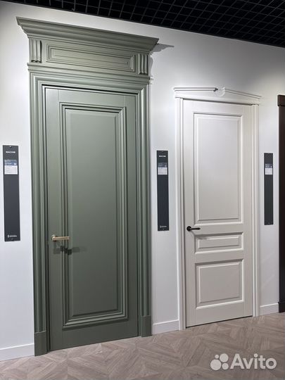 Двери из массива дуба и бука