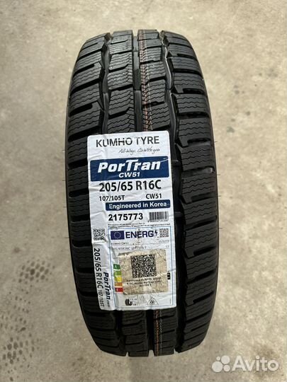 Kumho Winter PorTran CW51 205/65 R16C 107T