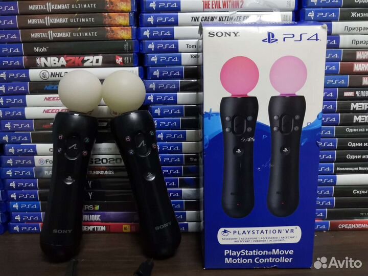 Playstation VR + аксессуары, камера, move