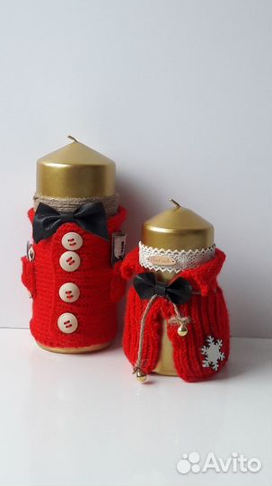 Рождественские фигурки и свечи