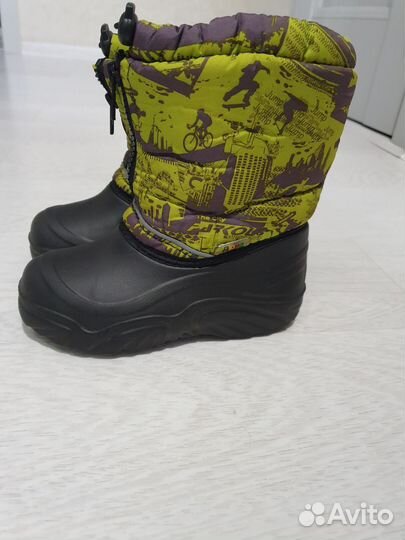 Детские резиновые сапоги 28 -29размер
