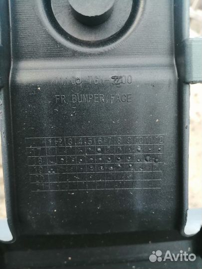 Бампер передний на Honda Civic Type R 2018-2020