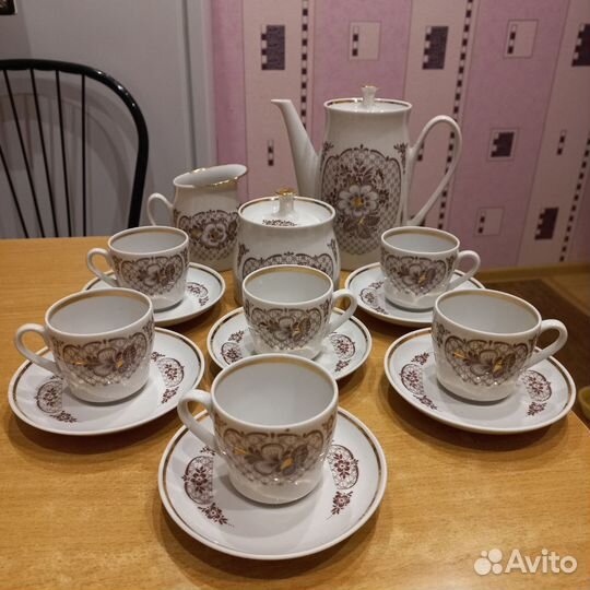 Чайный сервиз вербилки СССР