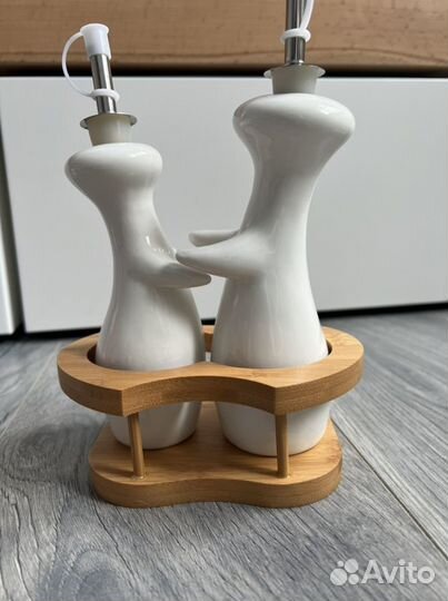 Набор бутылочек для масла и уксуса фарфор