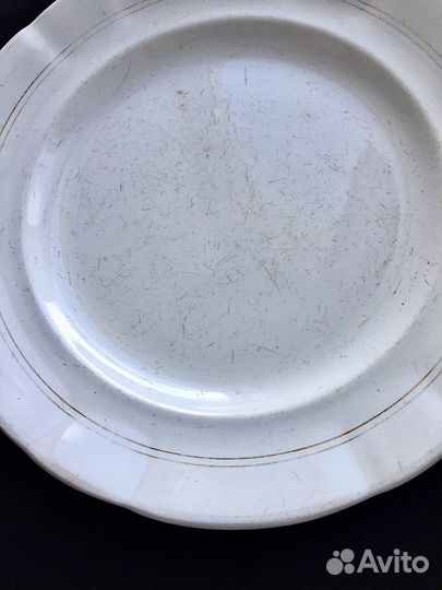 Тарелки и блюдо Товарищество Кузнецова 19 век