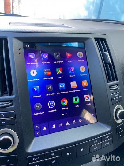 Infiniti FX 35 Tpro 2 android в стиле тесла