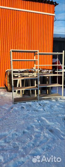 Стеллаж разборный металлический