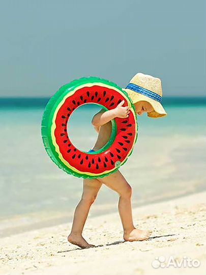 Круг надувной для плавания арбуз 60,70,80,90,120см