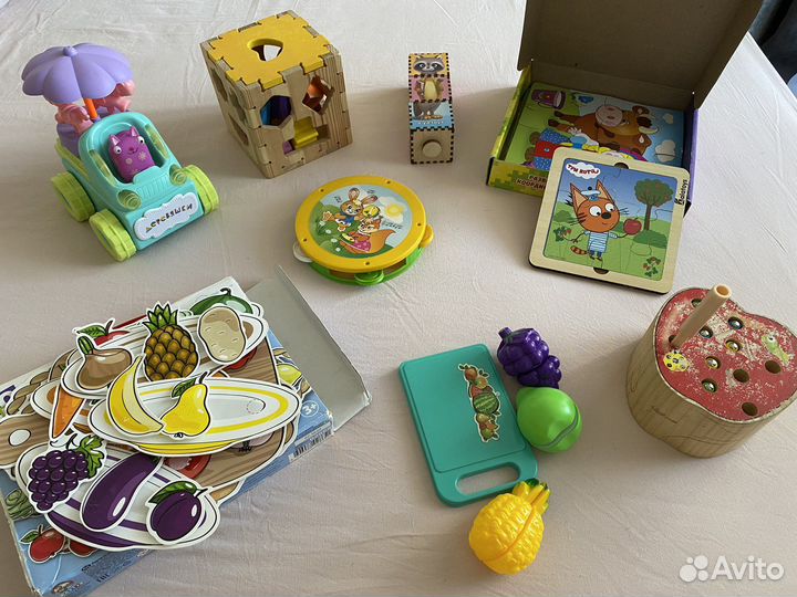 Развивающие игрушки 1,5-3 года