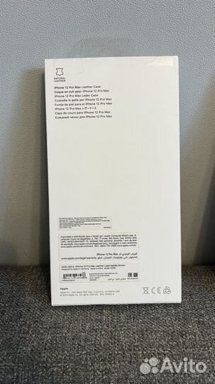 Leather Case iPhone 12 Pro Max оригинал