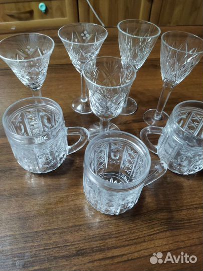 Хрустальные рюмки СССР