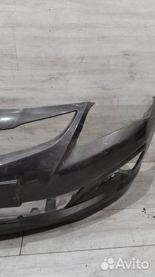 Передний бампер рестайлинг Hyundai Solaris 1 С