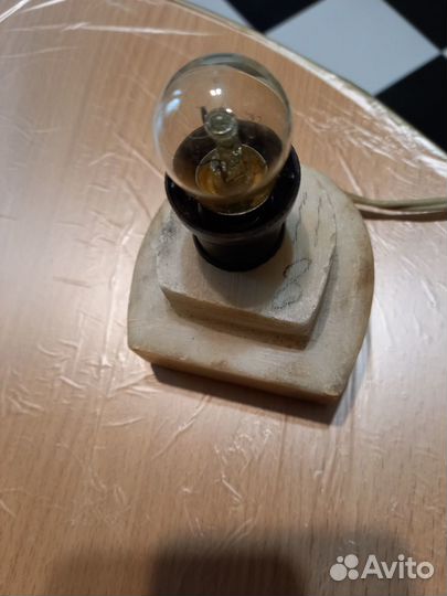 Ночник сова, мрамор. СССР