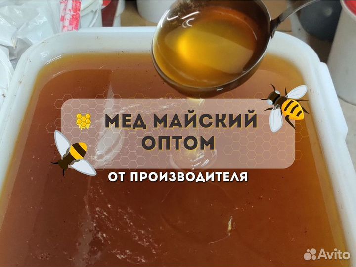 Жидкий майский мед оптом