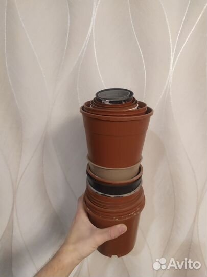 Горшки для комнатных растений пластик