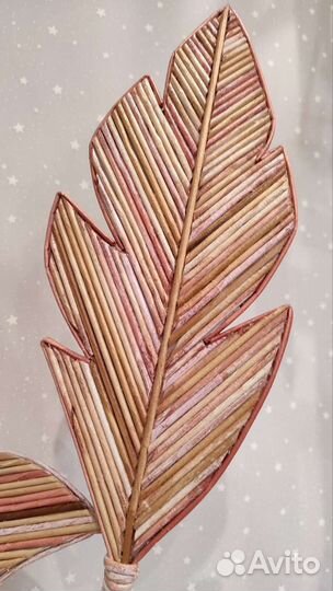 Ваза плетеная из бумажной лозы