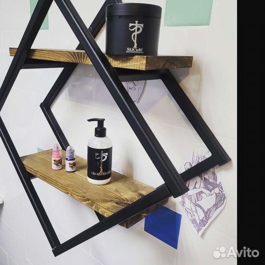 Полка настенная лофт