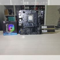 Комплект i3 12100f+h610+32gb ddr4+кулер