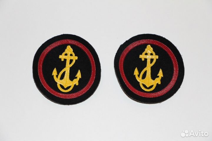 Шеврон с якорем