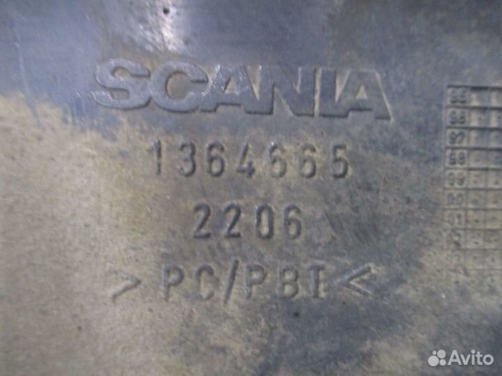 Накладка переднего левого крыла Scania 1364665