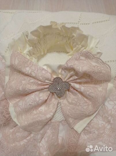 Конверт на выписку зимний для девочки новый