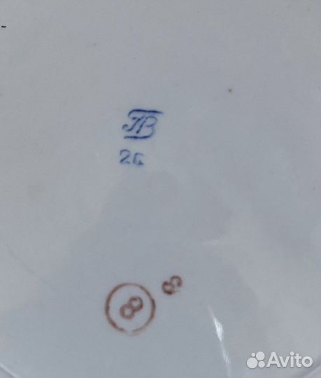 Фарфоровые тарелки СССР