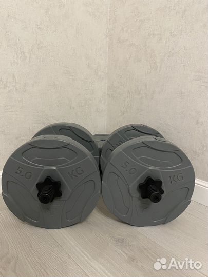 Гантели разборные