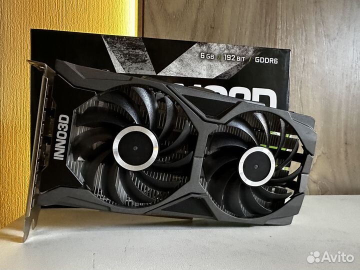 Видеокарта GTX 1660 Super Inno3D Twin гарантия