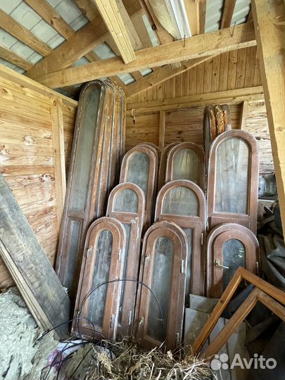 Деревянные окна со стеклопакетом бу