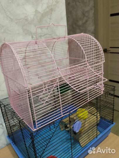 Две клетки для грызунов бу