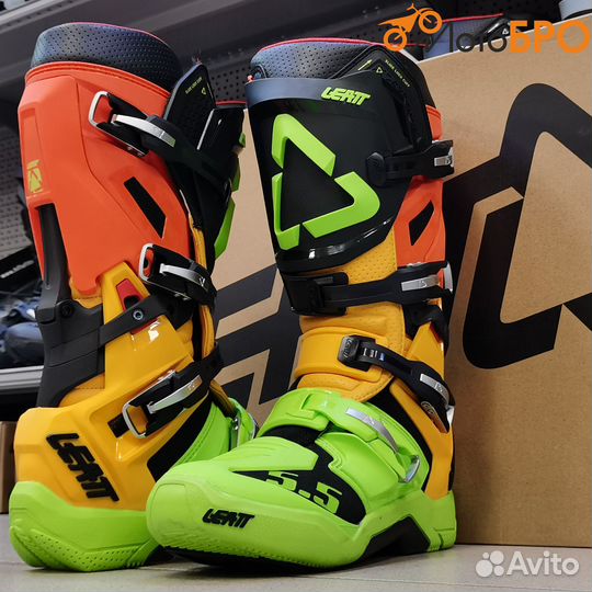 Мотоботы эндуро Leatt 5.5 FlexLock Citrus