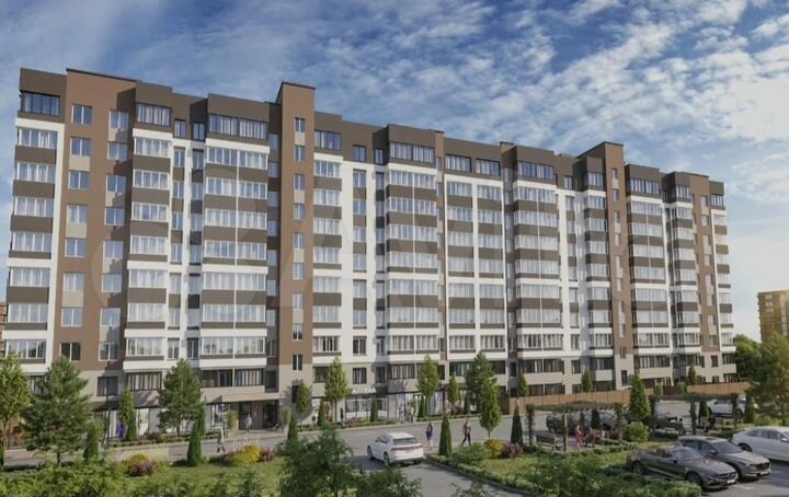 2-к. квартира, 58 м², 3/10 эт.