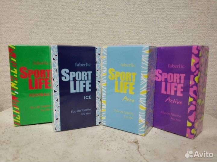 Sportlife женская и мужская туалетная вода