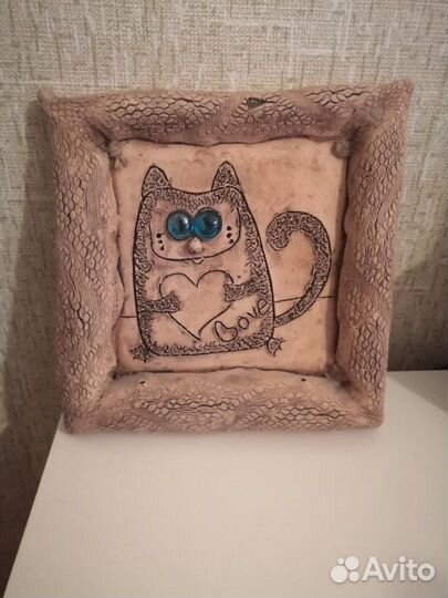 Картина из керамики ручная работа