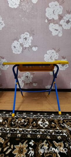 Детский стол и стул двухсторонний мольберт