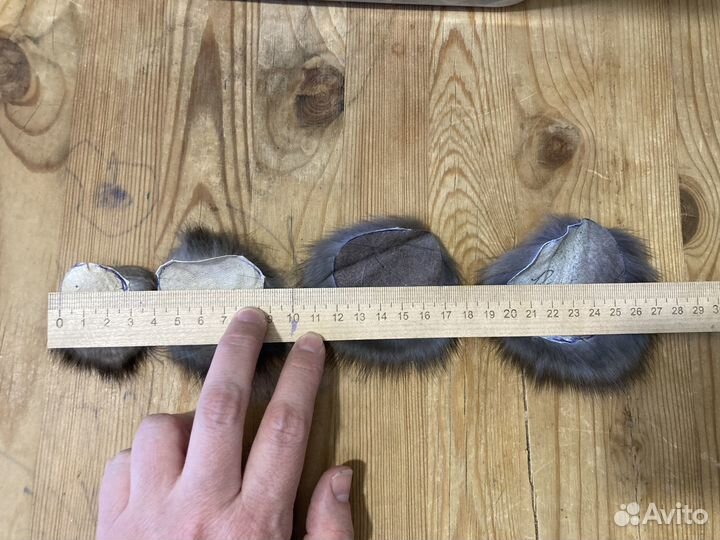 Лоскут натурального меха соболя 1,3 кг
