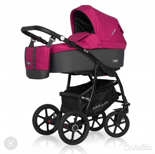 Коляска riko basic bella 3 в 1 с автолюлькой