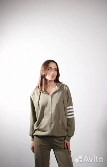 Женский спортивный костюм оверсайз, 44