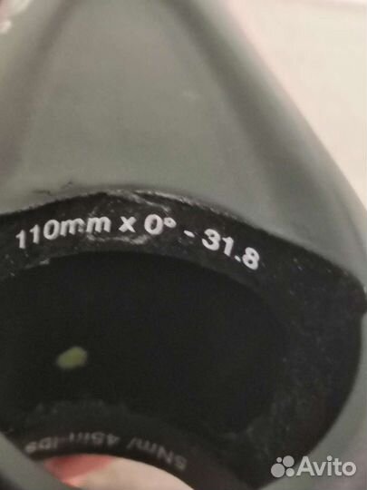 Вынос Easton 110 мм карбон 0