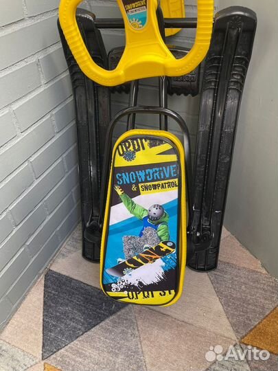 Снегокат с откидной спинкой