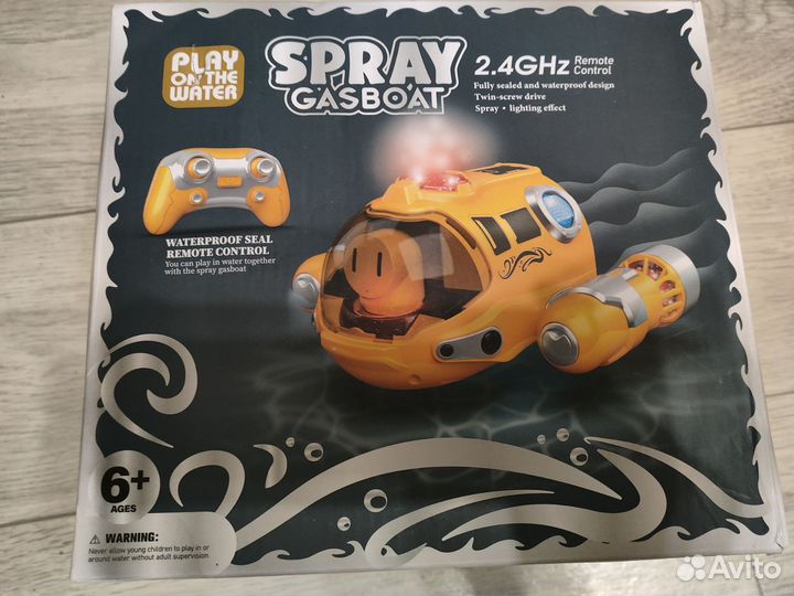 Детская радиоуправляемая лодка Spray Gasboat