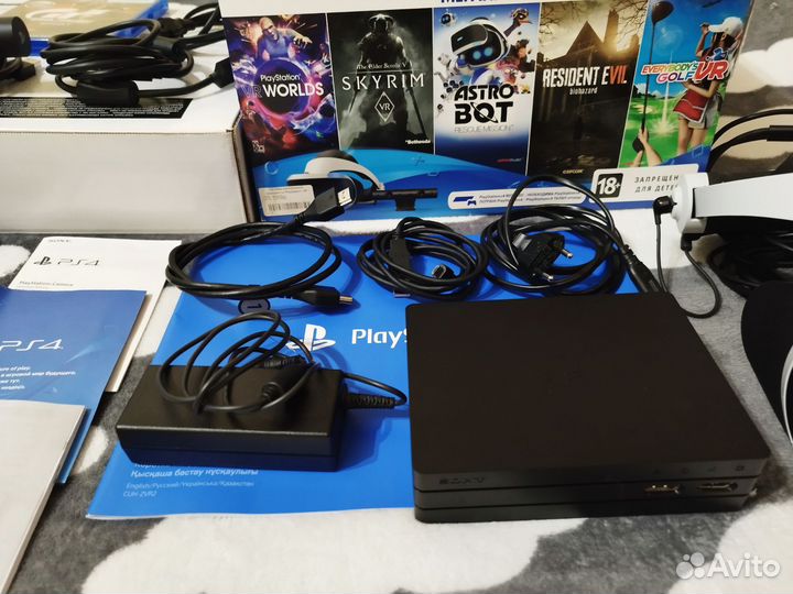Sony PS4 Slim 500Gb + Sony PS VR2 + Grand Turismo