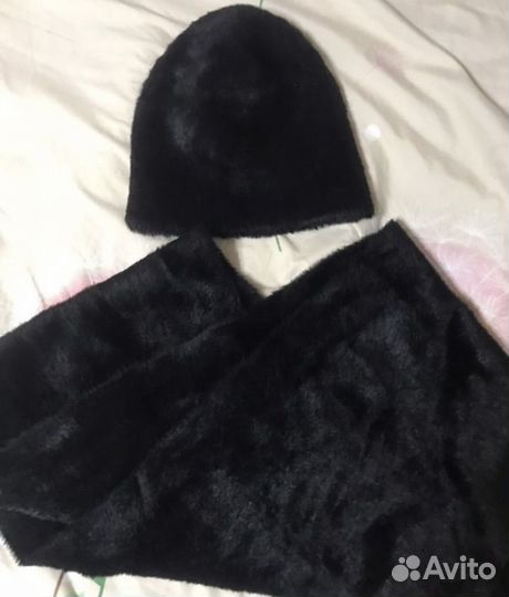 Комплект шапка и шарф