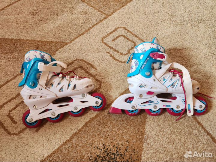 Роликовые коньки детские раздвижные