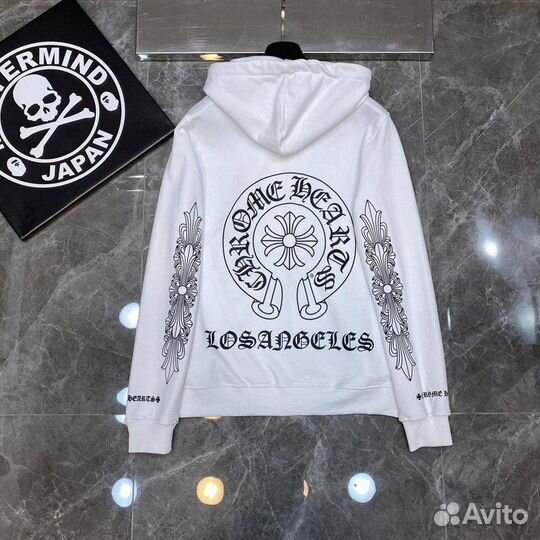 Chrome hearts zip hoodie